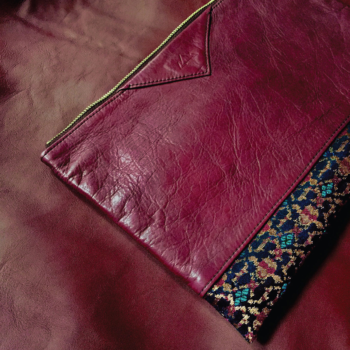 Deep Red Clutch